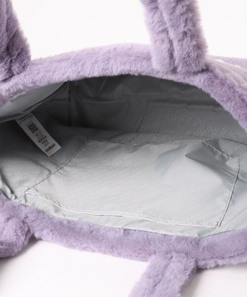 PUMA（プーマ）の「PUMA プーマ ウィメンズ ファー ショッパー（トートバッグ・レディース・ブラック/グリーン/パープル・フリー）」の7枚目の写真