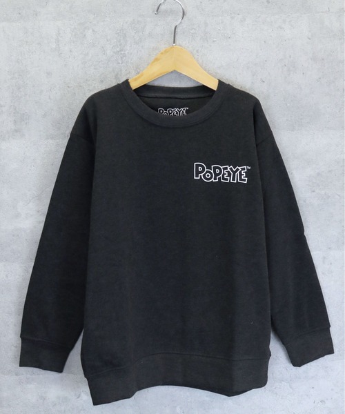 セール】2025AW POPEYE 裏起毛トレーナー/ロゴプリント/バックプリント