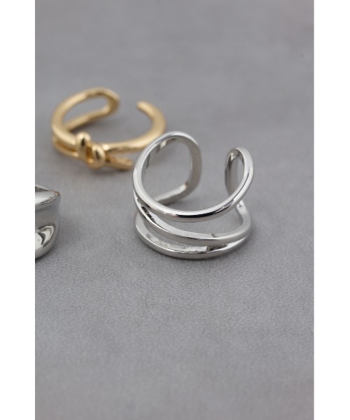 AZUL by moussy（アズールバイマウジー）の「マルチ3連リングセット（リング・レディース・その他2/マルチ・FREE）」の5枚目の写真