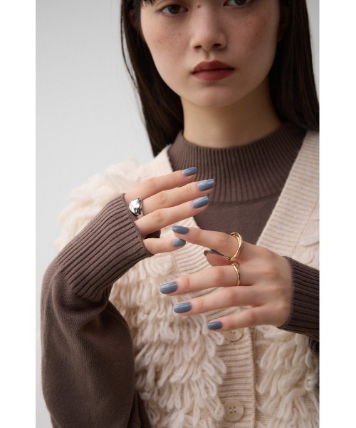 AZUL by moussy（アズールバイマウジー）の「マルチ3連リングセット（リング・レディース・その他2/マルチ・FREE）」の7枚目の写真