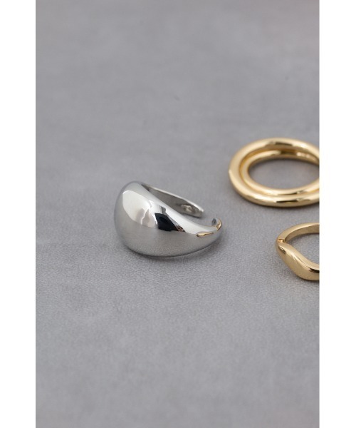 AZUL by moussy（アズールバイマウジー）の「マルチ3連リングセット（リング・レディース・その他2/マルチ・FREE）」の9枚目の写真