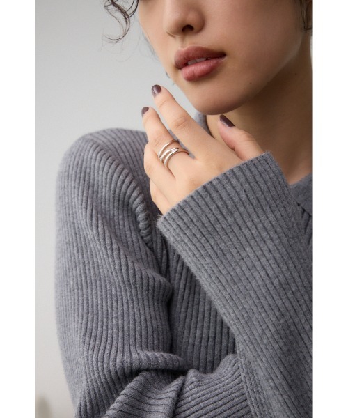 AZUL by moussy（アズールバイマウジー）の「マルチ3連リングセット（リング・レディース・その他2/マルチ・FREE）」の12枚目の写真