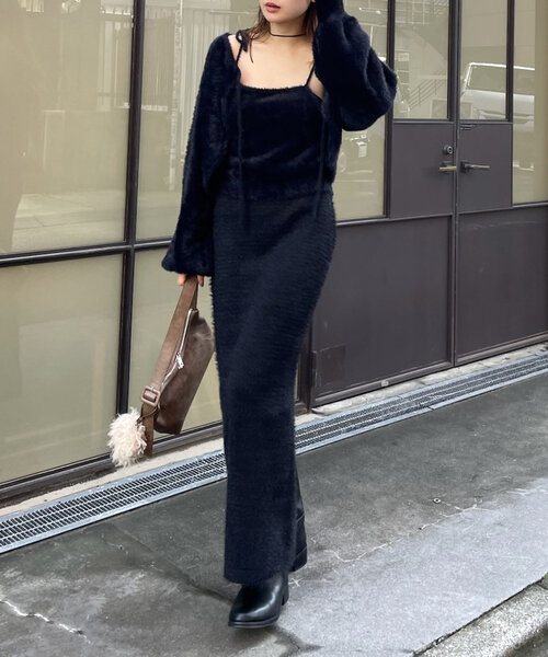 【セール】[mline]フェザーニットスカート（スカート）｜mline（エムライン）