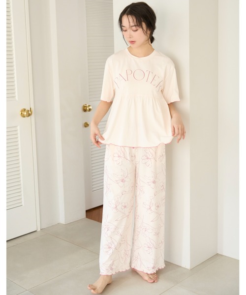 セール】【Moispro】ショートTシャツ（ルームウェア/パジャマ
