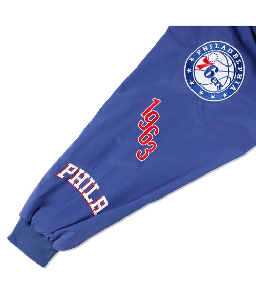 NBA（エヌビーエー）の「NBA x WDS NYLON BLOUSON（ブルゾン・メンズ・ブルー系/レッド系/ブラック系・MEDIUM/LARGE/X-LARGE）」の16枚目の写真