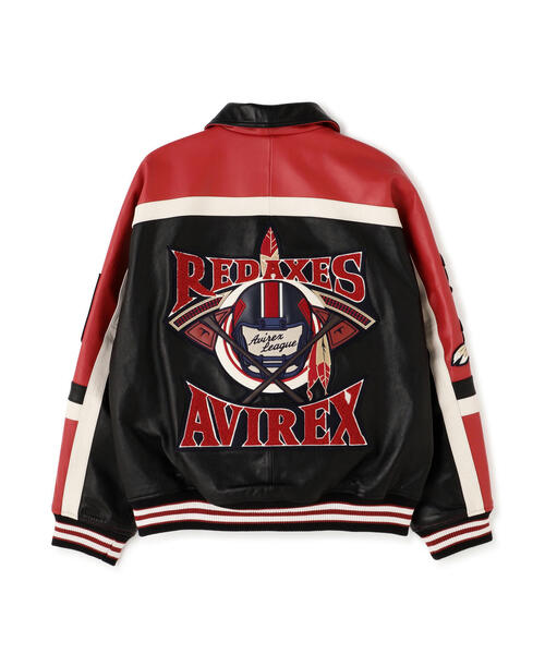 VARSITY JACKET RED AXES / バーシティジャケット レッド