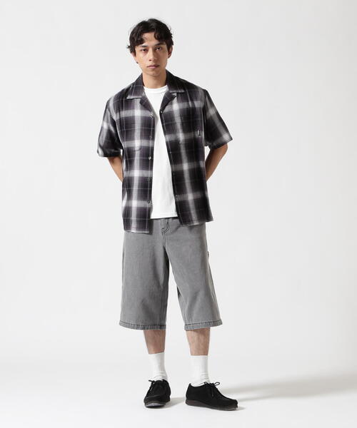AVIREX（アヴィレックス）の「ONE POINT OMBRE CHECK SHIRT / 半袖 ワンポイント オンブレチェックシャツ / AVIREX / アヴィレックス（シャツ/ブラウス・メンズ・ブルー/ブラック・MEDIUM/LARGE/X-LARGE/XX-LARGE）」の13枚目の写真