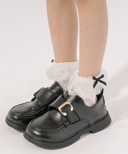 URBAN CHERRY（アーバンチェリー）の「【2足セット】レースフリルリボンソックス（ソックス/靴下・キッズ・ホワイト・M/L）」の8枚目の写真