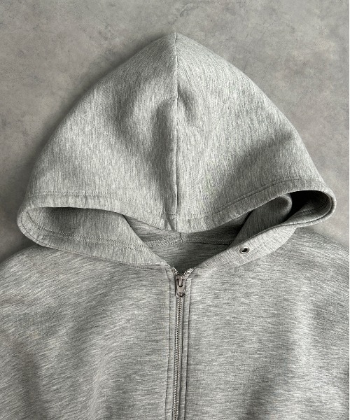 ad thie(アドティエ)の「バルーンスリーブ ポンチ ジップパーカー(パーカー・レディース・杢グレー/ブラック・LARGE/MEDIUM)」の8枚目の写真