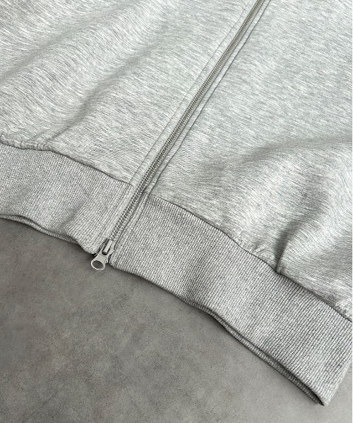 ad thie(アドティエ)の「バルーンスリーブ ポンチ ジップパーカー(パーカー・レディース・杢グレー/ブラック・LARGE/MEDIUM)」の6枚目の写真