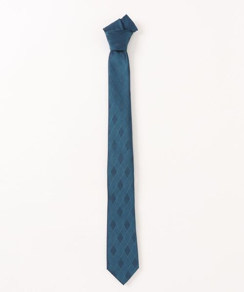 TIE YOUR TIE タイユアタイ ネクタイ ブルー チェック柄 zz-M0143ENT010_32-1.jpg?1720491145