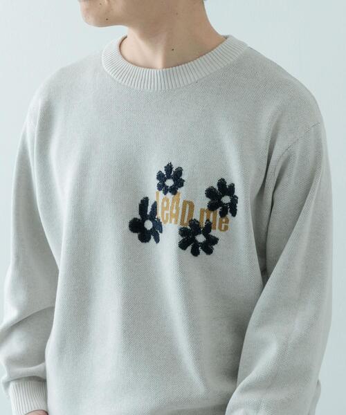 ITEMS URBANRESEARCH(アイテムズ アーバンリサーチ)の「ループJQDニット LEAD ME(ニット/セーター・メンズ・ネイビー/アイボリー/ブラック・MEDIUM/LARGE)」の14枚目の写真