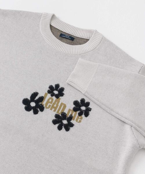 ITEMS URBANRESEARCH(アイテムズ アーバンリサーチ)の「ループJQDニット LEAD ME(ニット/セーター・メンズ・ネイビー/アイボリー/ブラック・MEDIUM/LARGE)」の18枚目の写真