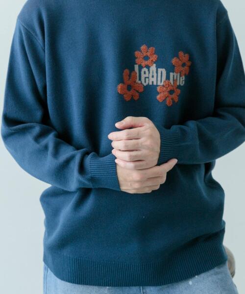 ITEMS URBANRESEARCH(アイテムズ アーバンリサーチ)の「ループJQDニット LEAD ME(ニット/セーター・メンズ・ネイビー/アイボリー/ブラック・MEDIUM/LARGE)」の20枚目の写真