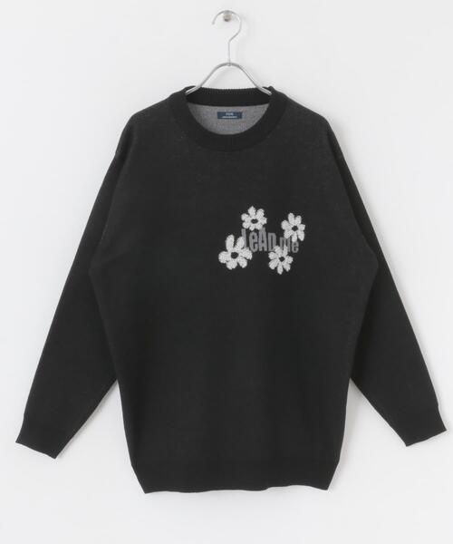 ITEMS URBANRESEARCH(アイテムズ アーバンリサーチ)の「ループJQDニット LEAD ME(ニット/セーター・メンズ・ネイビー/アイボリー/ブラック・MEDIUM/LARGE)」の11枚目の写真