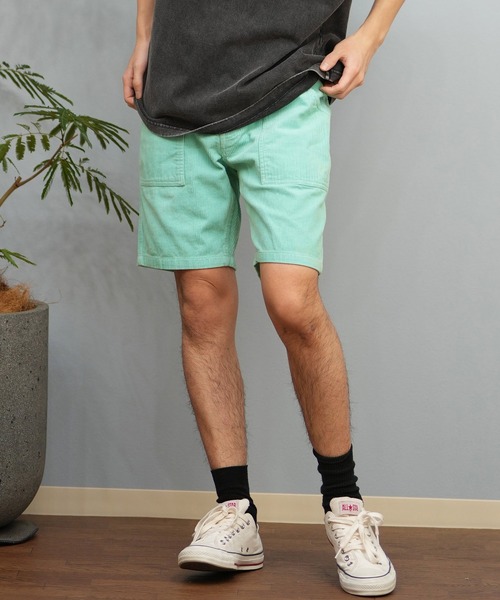 90s オーシャンパシフィック コーデュロイ 襟付き ブルゾン ネイビー