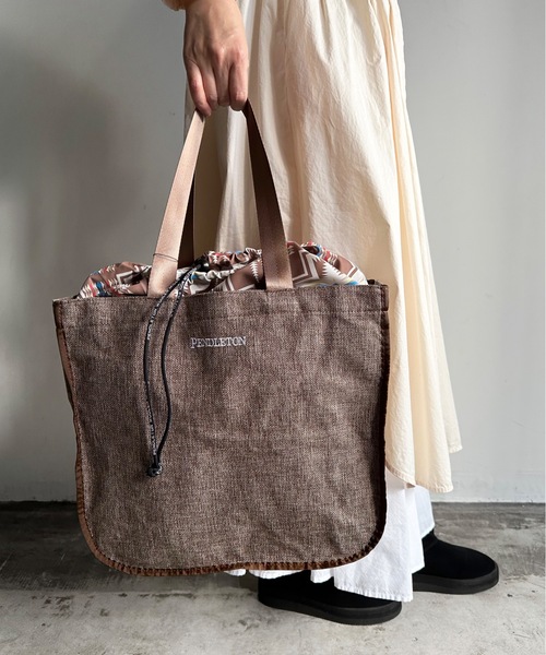 セール】ST:PENDLETON ペンドルトンSUMMER TOTE L 閉じ口巾着