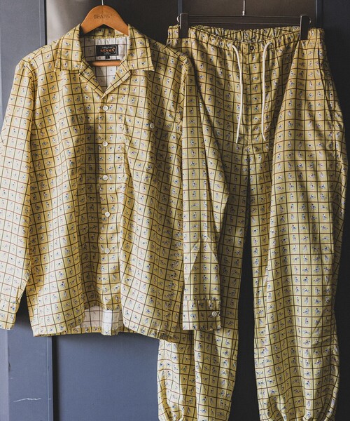 BEAMS PLUS（ビームスプラス）の「タッターソール ミリタリー イージー パンツ（その他パンツ・メンズ・ネイビー/イエロー・L/M/S/XL）」の7枚目の写真