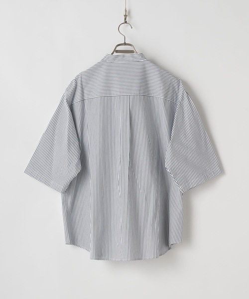 CASPER JOHN（キャスパージョン）の「Bandage fisherman shirts/バンデージフィッシャーマンシャツ（シャツ/ブラウス・メンズ・ホワイト/ネイビー・LARGE/MEDIUM/SMALL/X-SMALL）」の20枚目の写真