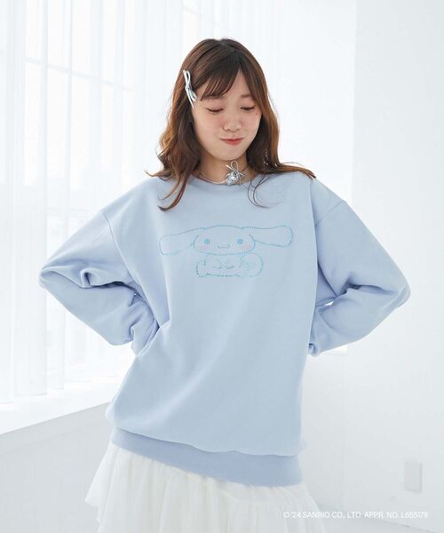 シナモロール ラインストーンスウェット（スウェット）｜MAJESTIC