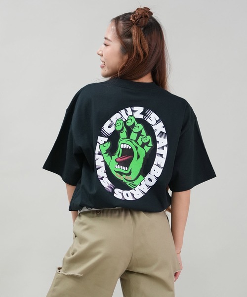 SANTA CRUZ（サンタクルーズ）の「【ユニセックス】SANTACRUZ/サンタクルーズ バックプリントTシャツ 502252431（Tシャツ/カットソー・レディース・ホワイト×パープル/ホワイト/ブラック×パープル/ブラック×グリーン/ブラック/ホワイト×グリーン・M/XL/L）」の6枚目の写真