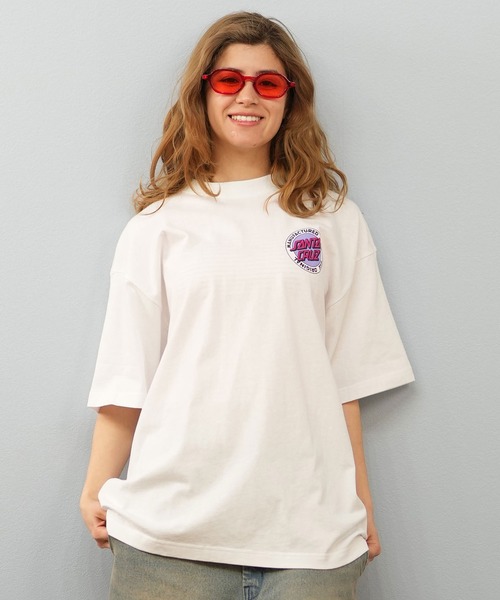 SANTA CRUZ（サンタクルーズ）の「【ユニセックス】SANTACRUZ/サンタクルーズ バックプリントTシャツ 502252431（Tシャツ/カットソー・レディース・ホワイト×パープル/ホワイト/ブラック×パープル/ブラック×グリーン/ブラック/ホワイト×グリーン・M/XL/L）」の12枚目の写真