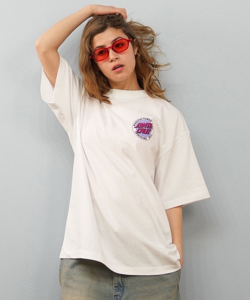 SANTA CRUZ（サンタクルーズ）の「【ユニセックス】SANTACRUZ/サンタクルーズ バックプリントTシャツ 502252431（Tシャツ/カットソー・レディース・ホワイト×パープル/ホワイト/ブラック×パープル/ブラック×グリーン/ブラック/ホワイト×グリーン・M/XL/L）」の13枚目の写真