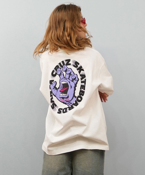 SANTA CRUZ（サンタクルーズ）の「【ユニセックス】SANTACRUZ/サンタクルーズ バックプリントTシャツ 502252431（Tシャツ/カットソー・レディース・ホワイト×パープル/ホワイト/ブラック×パープル/ブラック×グリーン/ブラック/ホワイト×グリーン・M/XL/L）」の14枚目の写真