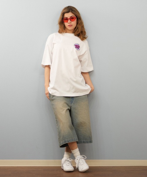 SANTA CRUZ（サンタクルーズ）の「【ユニセックス】SANTACRUZ/サンタクルーズ バックプリントTシャツ 502252431（Tシャツ/カットソー・レディース・ホワイト×パープル/ホワイト/ブラック×パープル/ブラック×グリーン/ブラック/ホワイト×グリーン・M/XL/L）」の15枚目の写真