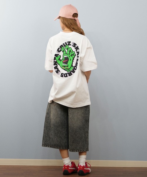 SANTA CRUZ（サンタクルーズ）の「【ユニセックス】SANTACRUZ/サンタクルーズ バックプリントTシャツ 502252431（Tシャツ/カットソー・レディース・ホワイト×パープル/ホワイト/ブラック×パープル/ブラック×グリーン/ブラック/ホワイト×グリーン・M/XL/L）」の11枚目の写真