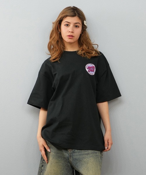 SANTA CRUZ（サンタクルーズ）の「【ユニセックス】SANTACRUZ/サンタクルーズ バックプリントTシャツ 502252431（Tシャツ/カットソー・レディース・ホワイト×パープル/ホワイト/ブラック×パープル/ブラック×グリーン/ブラック/ホワイト×グリーン・M/XL/L）」の17枚目の写真