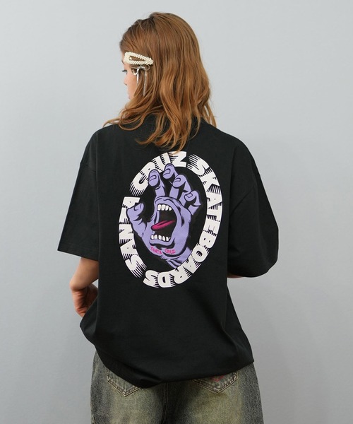 SANTA CRUZ（サンタクルーズ）の「【ユニセックス】SANTACRUZ/サンタクルーズ バックプリントTシャツ 502252431（Tシャツ/カットソー・レディース・ホワイト×パープル/ホワイト/ブラック×パープル/ブラック×グリーン/ブラック/ホワイト×グリーン・M/XL/L）」の19枚目の写真