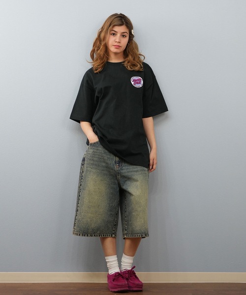 SANTA CRUZ（サンタクルーズ）の「【ユニセックス】SANTACRUZ/サンタクルーズ バックプリントTシャツ 502252431（Tシャツ/カットソー・レディース・ホワイト×パープル/ホワイト/ブラック×パープル/ブラック×グリーン/ブラック/ホワイト×グリーン・M/XL/L）」の20枚目の写真