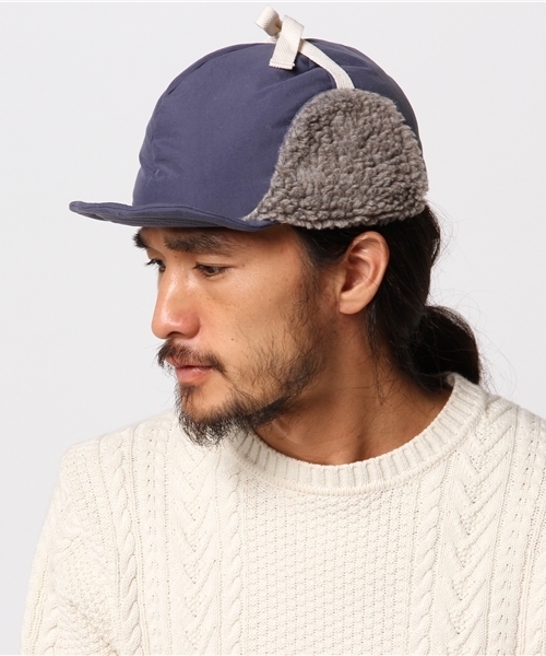 CIAOPANIC（チャオパニック）の「【Ciaopanic】　SherlockCap（キャップ・メンズ・ネイビー・FREE）」の2枚目の写真