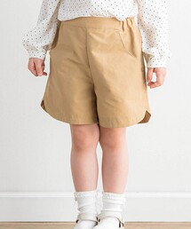 タルティーヌエショコラ 120 ショートパンツ パープル 花 刺繍 紫 Tartine et Chocolat(タルティーヌ エ ショコラ） フランス パリの子供