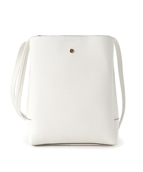 値下げ可　ショルダーバッグ　ホワイト 軽量】ふわっと軽い 3層ショルダーバッグ（ショルダーバッグ）｜SHOO