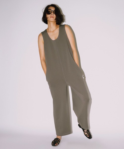 新品未使用　今期　null. / ヌル　ジャージールーズオールインワン ジャージールーズオールインワン（つなぎ/オールインワン）｜null