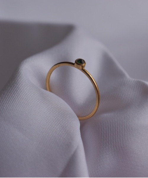 tone（トーン）の「【Re:one】comoyoki∞ Birth Stone Ring ゴールド　(MA)（リング・レディース・その他1/その他2/その他3/その他4/その他5/その他12/その他6/その他7/その他8/その他9/その他10/その他11・FREE）」の5枚目の写真