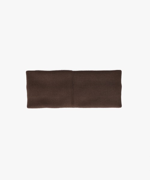 オーバーライド　シャポードオー　 ヘアバンド ブラウン override ヘアバンド OVERRIDE RIB CUFF HEADBAND