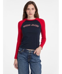 GUESS JEANS Cn Ls Raglan Block Col Tee 長袖Tシャツ