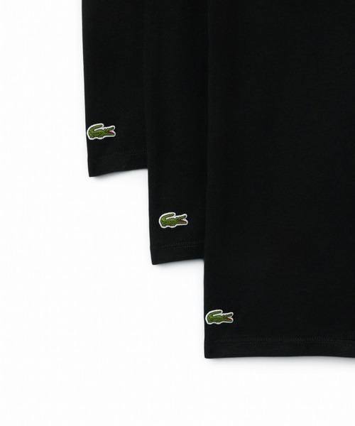 LACOSTE(ラコステ)の「3枚セット スリムフィット エッセンシャル ラウンジVネック半袖Tシャツ / 3パックTシャツ(Tシャツ/カットソー・メンズ・ホワイト/ブラック・L/M/S/XL)」の11枚目の写真