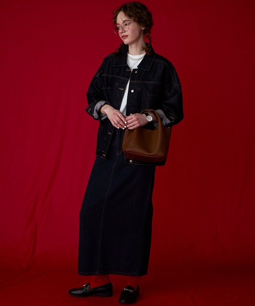 BONLECILL Marche(ボンルシールマルシェ)の「【BONLECILL Marche】《ポーチ付き》2wayソフトマルシェハンドバッグ/ショルダーバッグ(ハンドバッグ・レディース・ブラック/キャメル・FREE)」の20枚目の写真
