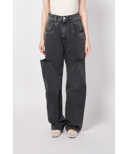Maison Margiela（メゾンマルジェラ）の「Maison Margiela PANTS 5 POCKETS（デニムパンツ・レディース・ブラック・40/36/38）」の4枚目の写真