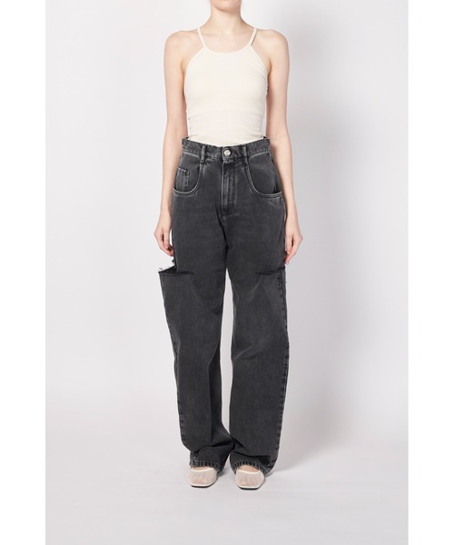 Maison Margiela（メゾンマルジェラ）の「Maison Margiela PANTS 5 POCKETS（デニムパンツ・レディース・ブラック・40/36/38）」の5枚目の写真