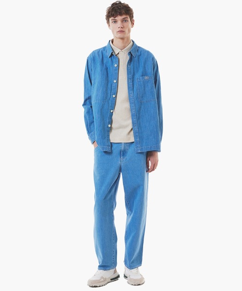 LACOSTE(ラコステ)の「コットンリネンデニムシャツジャケット(シャツ/ブラウス・メンズ・ダークインディゴブルー/ライトインディゴブルー/ブラック・41/39/38/40)」の19枚目の写真