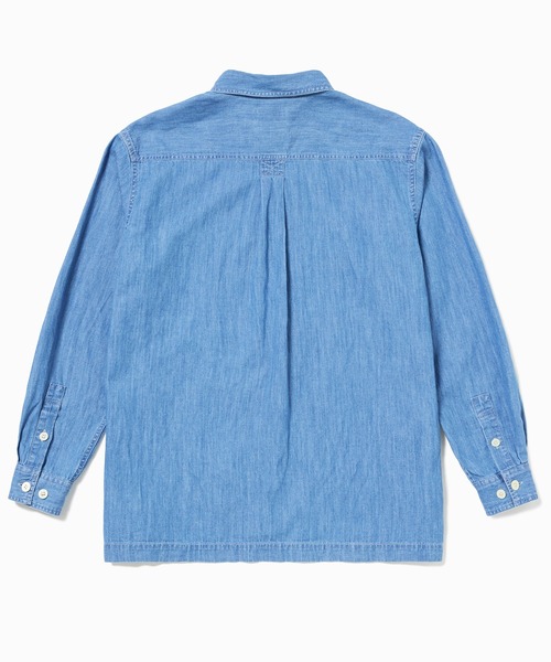 LACOSTE(ラコステ)の「コットンリネンデニムシャツジャケット(シャツ/ブラウス・メンズ・ダークインディゴブルー/ライトインディゴブルー/ブラック・41/39/38/40)」の20枚目の写真