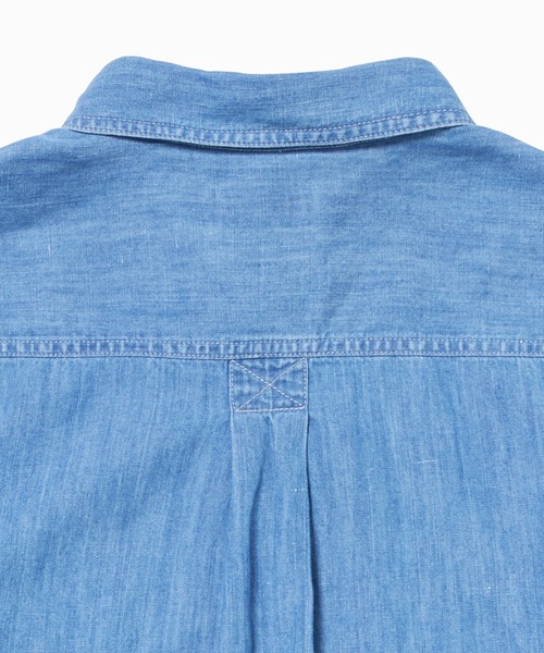 LACOSTE(ラコステ)の「コットンリネンデニムシャツジャケット(シャツ/ブラウス・メンズ・ダークインディゴブルー/ライトインディゴブルー/ブラック・41/39/38/40)」の22枚目の写真