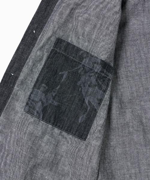 LACOSTE(ラコステ)の「コットンリネンデニムシャツジャケット(シャツ/ブラウス・メンズ・ダークインディゴブルー/ライトインディゴブルー/ブラック・41/39/38/40)」の14枚目の写真