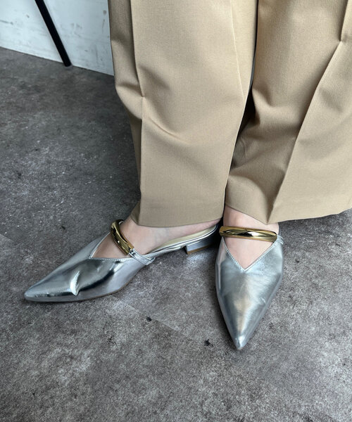 DouDou(ドゥドゥ)の「GOLDモチーフミュール(ブーツ・レディース・シルバー/ブラック・SMALL/MEDIUM/LARGE/X-LARGE)」の8枚目の写真