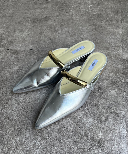 DouDou(ドゥドゥ)の「GOLDモチーフミュール(ブーツ・レディース・シルバー/ブラック・SMALL/MEDIUM/LARGE/X-LARGE)」の10枚目の写真